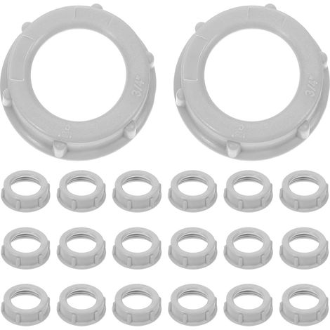Bague isolante électrique en plastique gris 3/4" NCB-75, paquet (1/5)