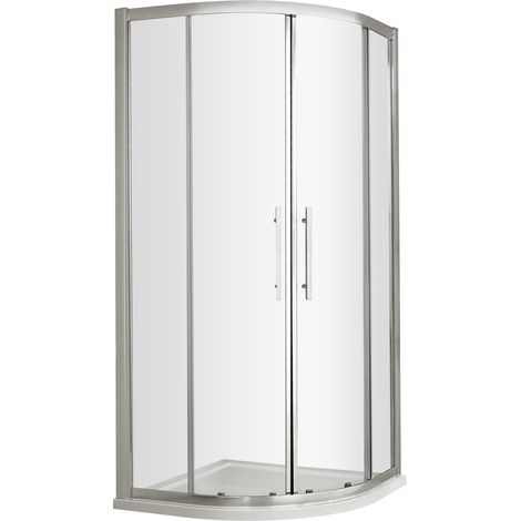 Balterley Kinvaston 800mm Quadrant Shower Enclosure with 8mm Glass, Bar Handle & Easyfit Assembly System - Chrome