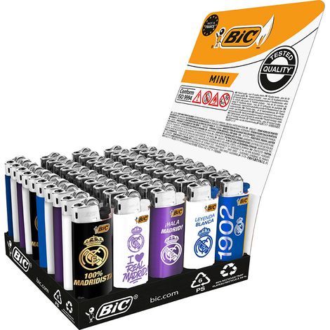 Briquet Mini, à Pierre, Real Madrid Cf Ii, Motifs Variés