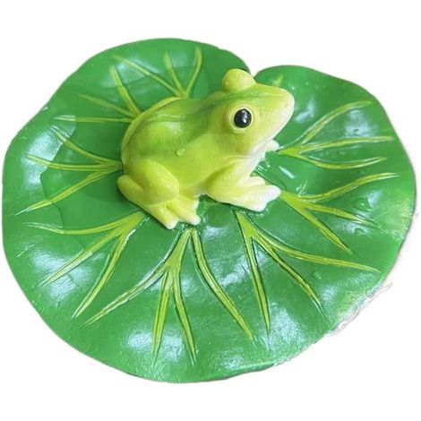 Déco Jardin Grenouille Flottante Mignonne Résine Simulation Paysage,Figurine Grenouille Décoration Bassin - Pour Aquarium Jardin Piscine Bassin À Poissons Bain D'Oiseaux Patio Aquarium Cour Rocaille (1/5)