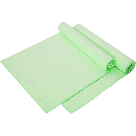 Sporthandtücher 2 pcs Grün 140 x 70 cm Polyester und Polyamid