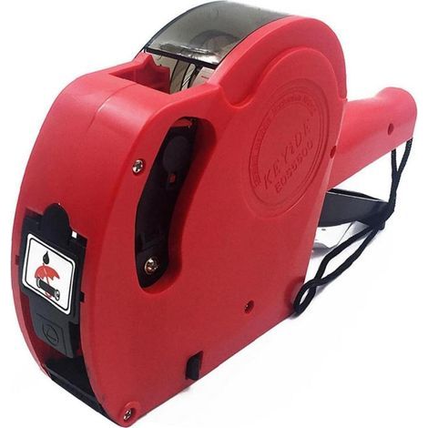 Price Tag Machine with 8-Digit Single-Line Label Cover, Marking Kit, Pricing Price Tag Sticker, Refill Roll (1/5)