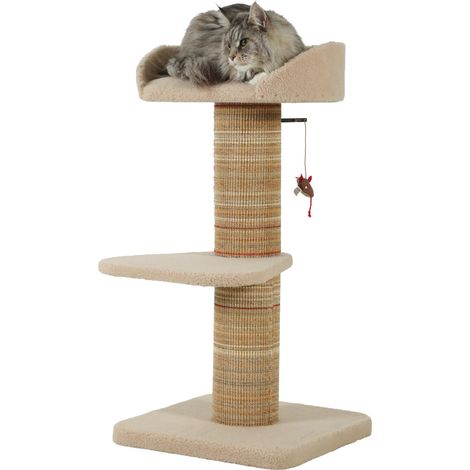 Arbre à chat boréal 95 cm beige pour grand chat - zolux