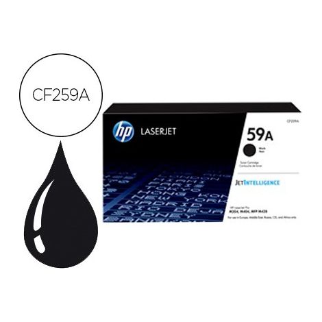 HP Cartucho de tóner Original LaserJet 59A negro