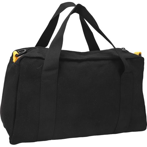 Sac à outils électricien en toile imperméable grande ouverture grande capacité portable pour clé à molette tournevis pince 40 cm (1/5)