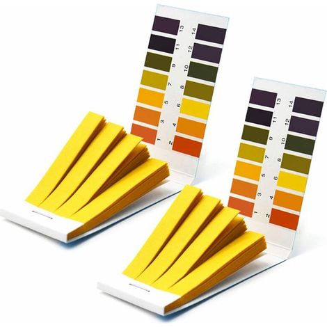PH Litmus papier 1-14 Papier test acide alcalin portable Litmus Test Kit,2pack (160pcs) (1/5)