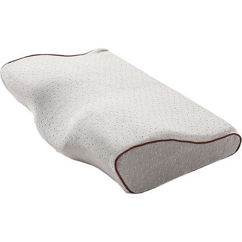 Oreiller en mousse à mémoire de forme pour le soutien de la nuque, oreiller orthopédique à récupération lente avec technologie de gel rafraîchissant, oreiller en mousse à mémoire de forme respirant po (1/5)