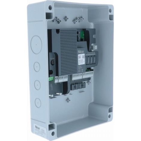 Nice MC800 - Central de mando para uno o dos motores a 230 V, dotata de tecnologia Nice BlueBUS, preparada para Opera