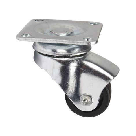 RUEDA POLIPROPILENO 25X15MM PLACA