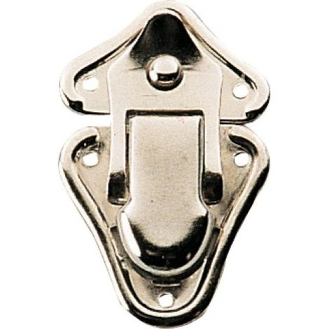 Fermoir grenouille acier nickelé 42 x 27 mm - INTERGES.COM