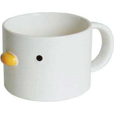 - Tasse à café poussin rigolo, mug canard émaillé fait main, tasse expresso en céramique de sécurité, tasse à thé mignonne de 20 cl (1/5)