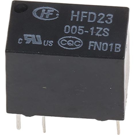 RS PRO Relais sans accrochage 1 RT, bobine 5V c.c. Montage sur CI 150mW ( Prix pour 1 )