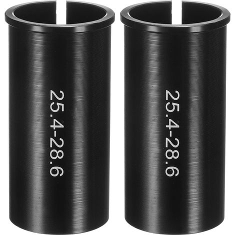 2pcs Manchon Réducteur Alliage pour Selle De Vélo 25.4mm À 28.6mm Longueur 60mm Manchon Réducteur Aluminium pour Tube De Selle Conversion Adaptateur pour VTT Vélo De Route (1/5)