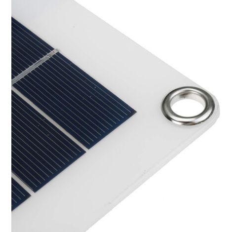 Tragbares 18-V-20-W-Solarpanel mit zwei USB-Ladeanschlüssen und DC5521-Batterieklemmenschnittstelle (1/5)