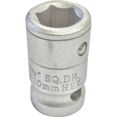 Porte embout 10mm héxagonal 3/8'' carré CrV - SA 2311 - CLAS Equipements