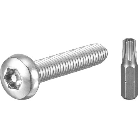 Vis de sécurité Torx tête pan M6x30mm 25 (1/5)