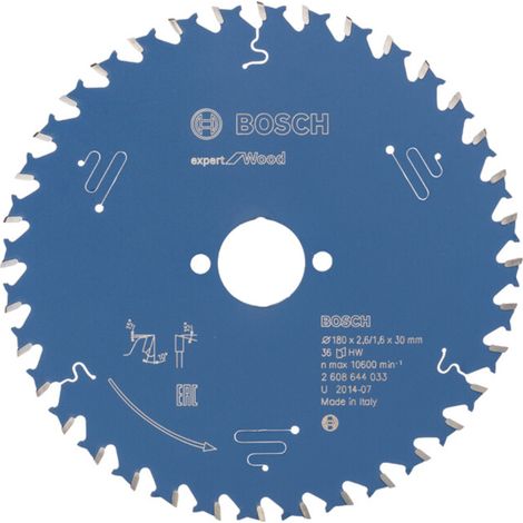 Lame de scie circulaire Bosch Expert pour bois 180 x 30 x 2,6 mm 36 (1/5)