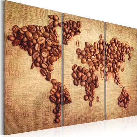 Quadro - Il mondo del caffè - trittico - 90x60 (1/4)