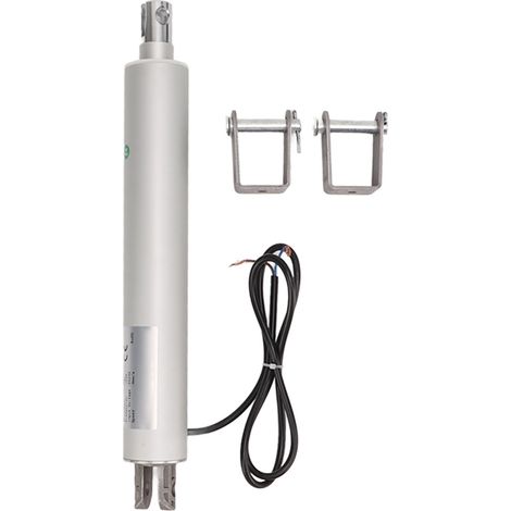 Vérin électrique linéaire 24V, alliage aluminium, course 50mm, IP65, silencieux, actionneur électrique type tuyau, usage micro, fonctionnement discret. (1/5)