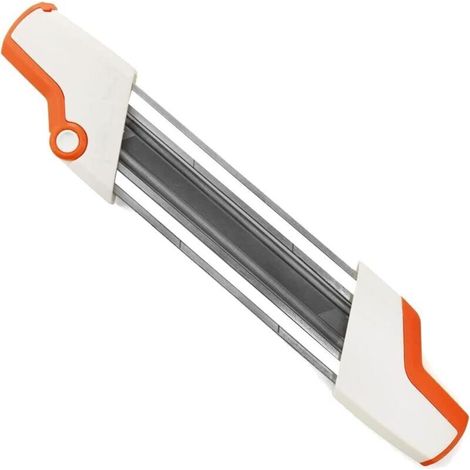 2-in-1-Kettensägenkette mit Halter – Ø 4,8 mm – Weiß (1/4)