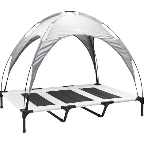 Lit pour Chien Gris Argenté xl Acier CFW70955 (1/5)