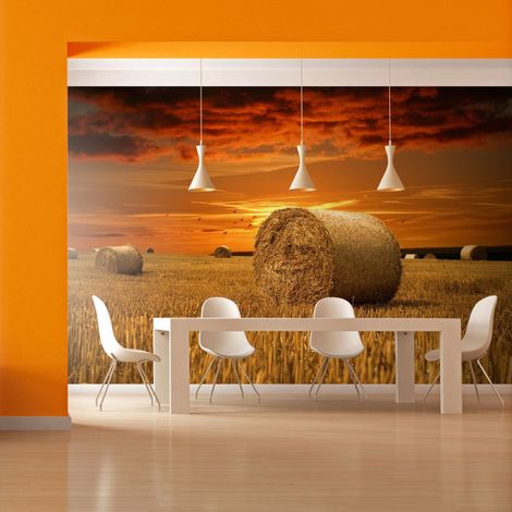 Papier Peint "Champs Dorés" 154 x 200 cm (1/2)