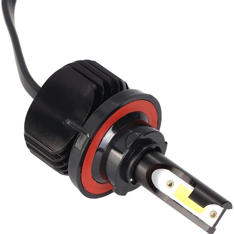 2 projecteurs LED H13 60W en aluminium pour phares de voiture, mini-spot intégré, L5 (1/5)