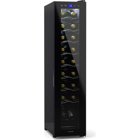Klarstein Shiraz 18 Slim Uno nevera para vino 18 botellas 5 - 18 °C Control táctil (1/5)