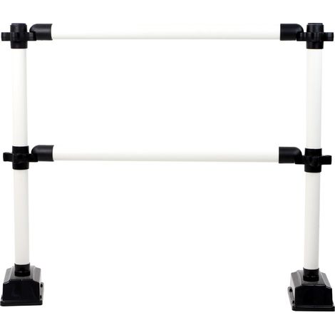 Barrière Express 2 lisses 1m Blanc - 2001182 (1/2)