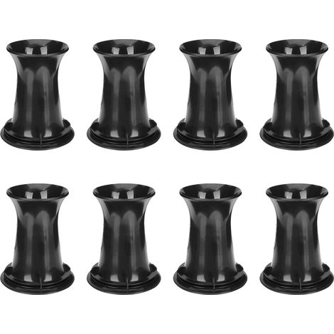 Tubes D'aération en Plastique Noir pour Haut-Parleur 8pcs et Réduit Améliore la Qualité Sonore pour Caisson de Basse (1/5)