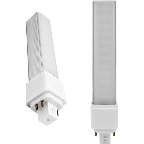 G24q Ampoule 4 broches Retrofit GX24Q LED PL-C Remplacement de la lampe encastrée Conventionnel 18W 4P 1400 Lm 314° RotateG24Q Ampoule de salle de bain verte 6000k 2 Pack Bypass Ballast (1/5)