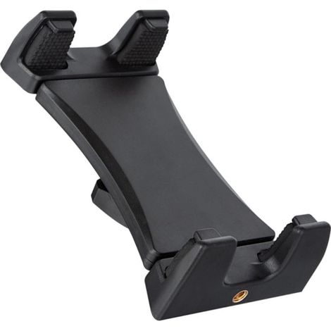 Adaptateur Trépied Abs pour Tablette et Téléphone Clip Rotatif 360° Support Paysage ou Portrait pour Stabilisateur Smartphone Noir (1/5)