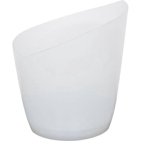 Bunte LED-Eiskübel, schräg beleuchtete Bar-Weintröge, Wasserunterhaltung