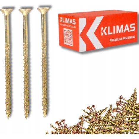 Vis à bois - 5 x 80 mm - 200 pièces - Empreinte Torx fraisée - Installation facile - Haute résistance