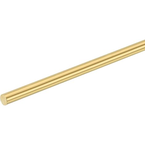 Round Solid Rod 15/64 inches (6 mm) Diameter Brass Bar H62 (1/5)