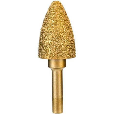 Diamant Tête de Meulage Fraises de Toupie - Tige de 6mm Tête Ronde Métal Bits de Routeur Garniture Bavures Outils de Sculpture pour Fonte/Acier Inoxydable/Tuiles/Marbre/Pierre (15mm)Lefou (1/5)