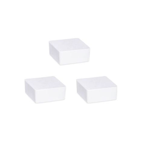 Lot de 3 recharges 1kg pour Absorbeur d'humidité CUBE 1000g WENKO parfum Orange, granulé déshydratant de chlorure de calcium, jusqu'à 80m³, anti odeur, anti moisissure, 11x7,5cmx3 (1/4)