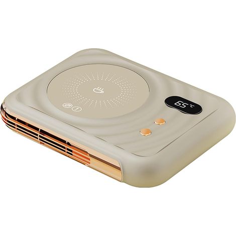 Calentador eléctrico de tazas de escritorio, calentador de tazas de café: calentador de bebidas eficiente con 3 ajustes de temperatura: calentador de tazas de doble función para café, té y leche. (1/5)