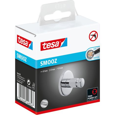 Tesa Handtuchhaken Smooz Crochet Adhésif Chrome 37mm (1/6)