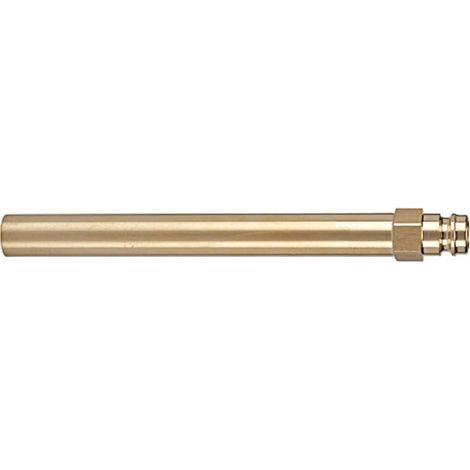 Riegler Stecknippel-Rohr DN 9, Rohr-Außen-Ø 14 mm, SW 15, Länge 150 mm (1/2)