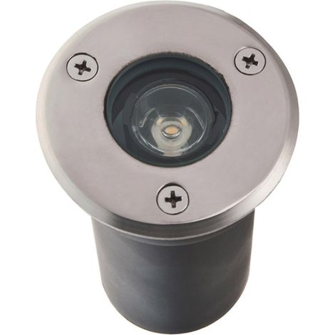 Faretto LED 3W calpestabile da incasso da interno ed esterno F83-1X3WLuce Neutra Naturale 4200k (1/4)