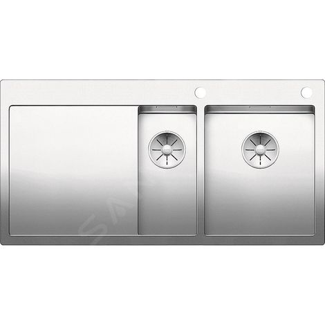Lavabo droit en acier inoxydable CLARON 6 S-IF (1/5)