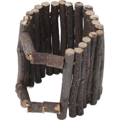 Cachette flexible en bois pour petits animaux (hamsters, rats, gerbilles) (1/5)