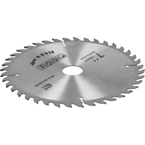 Disque de coupe circulaire en carbure cémenté 7x40T 180 mm - Accessoire pour le travail du bois (1/5)