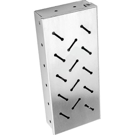 Robuste Räucherbox aus Edelstahl mit Klappdeckel zum Räuchern von Fleisch (1/5)