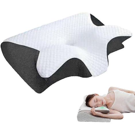 Oreiller orthopédique 2 en 1, mousse à mémoire de forme, contour ergonomique (1/5)