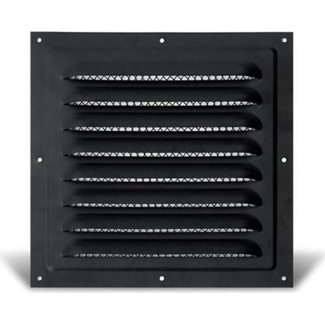 Sortie d'air anti-pluie en acier inoxydable, housse de pluie d'échappement, couvercle d'aération, 150150mm, noir (1/5)