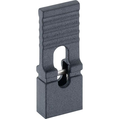 Shunt ouvert, avec languette Lumberg 4143 01 schwarz Pôle:2 Pas: 2.54 mm noir 1 pc(s)