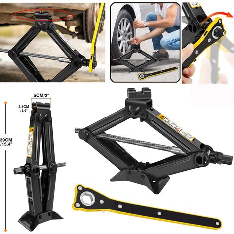 Cric de voiture Ciseaux Car Lift avec manivelle Pour voiture/SUV/MPV 2000kg