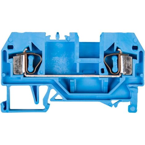 Connecteur de barre omnibus à 2 fils 4 mm² bleu 281-904
